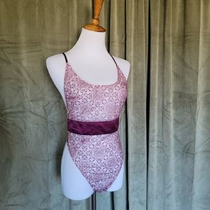 Victorias Secret Sheer Purple Bodysuit